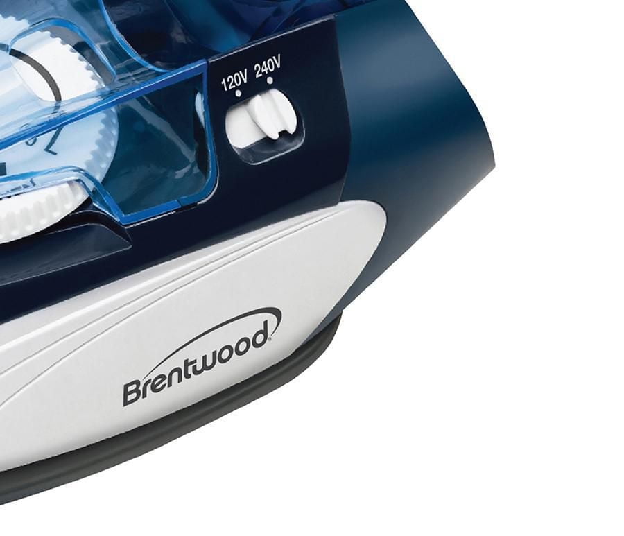 Brentwood Fer à repasser antiadhésif à double tension de 1100 watts