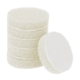 thumbnail image 1 of Uxcell 6pcs Almohadillas de Fregado de 450 Granos de 2 Pulgadas para Cepillo de Poder, Blanco, 1 of 6