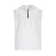 thumbnail image 3 of M Y M Camisa sin Mangas con Capucha Color Plano Clásico Cuarto Cremallera Deportes Casuales Color Sólido Superior para Hombres, 3 of 7
