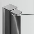 thumbnail image 2 of Sterling by Kohler Whiston 32 In. x 56-15/16 In. Pivot Bath Screen in Silver Frame Finish with Smooth/Clear Glass Texture Tub Door, 2 of 7