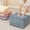 Gray-GY, variant on MMJ Satin Quilt Storage Bag Large Capacity Luggage Moving for Clothes Pillows 21.3x16.5x11.8in