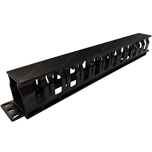 1U 12 Ranuras Sistema de administración de cables de conducto de un so