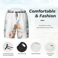 thumbnail image 3 of Gukieu Summer Gnome Print Men's Double Layer Sports Swim Trunks, Quick Dry Adjustable Waist Swim Shorts Swimwear-XX-Large, 3 of 6