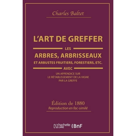 L'Art de Greffer Les Arbres, Arbrisseaux Et Arbustes Fruitiers, Forestiers (Éd.1880) (Paperback)