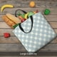 thumbnail image 5 of Easygdp Daisy Plaid Blue Bolsa Tote para Mujer, Bolso de Hombro para Trabajo, Playa, Viajes, Compras y Supermercado, 5 of 7