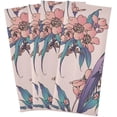thumbnail image 6 of Floral Branch Kitchen Dish Towels Set of 6 Absorbent Hand Towels, Lint-Free 18"x28" Birds Fast Drying Hanging Dishcloths for Cooking Baking Home Clean, 6 of 7