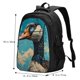 thumbnail image 5 of Fotbe Blue Watercolor Duck Mochila con Estampado y Puerto USB para Hombre y Mujer, Mochila Antirrobo, Mochila de Viaje, Mochila Escolar, Mochila Universitaria, 5 of 7