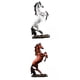 thumbnail image 1 of 2x Estatuilla de caballos Escultura de escritorio Adornos para Librería, 1 of 9