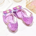 thumbnail image 5 of UngA Kids Sandals Girls Toddler Boys Girls Sandals Open Toe Arch Support Slides Adjustable Slippers for Indoor Outdoor Girls Dance Shoes(Purple,Size 13.5), 5 of 5