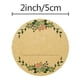 thumbnail image 2 of Srbtv-500 Pieces Kraft Paper Stickers, Self-adhesive Labels 5 Cm, Jam Jar Stickers, 2 of 4