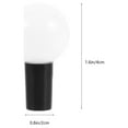 thumbnail image 4 of OULII 100 Pcs Abat-Jours Suspendus Ronds Noirs ABS 4x2cm pour Éclairage Festif Extérieur, 4 of 8