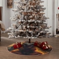 thumbnail image 6 of Balery Sunset Maple Tree Fox Printed Christmas Tree Skirt , Merry Christmas Party Christmas Tree Decoration,Adjustable Tree Skirt-48", 6 of 8