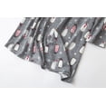 thumbnail image 5 of FEREMO Women's Sleepwear Knitted Cotton Sleep Shirts Cute Cartoon Cozy Long Sleeve Sleep Dresses 2 Pack Home Wear, 5 of 6