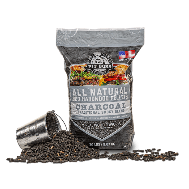 Pit Boss All Natural Barbecue Hardwood Charcoal Pellets, 20 Lb.