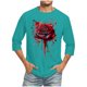 thumbnail image 1 of Blusas y camisas de manga larga y cuello redondo para hombre, blusas casuales de moda con cuello redondo y manga corta, blusas de poliéster para hombre, 1 of 4