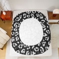 thumbnail image 5 of Castle Fairy Vintage Cheetah Print Twin Sheet Sets,Abstract Leopard Print Bedding, 5 of 7