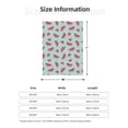 thumbnail image 5 of Sikiie Watermelon Cozy Flannel Fleece Throw Blanket: Lightweight & Thick for All Seasons - Perfect for Women, Men, & Kids"50"x40", 5 of 6