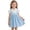 Blue A3, variant on Edvintorg Short Sleeve Dress for Girls Fashion Ruffle Turndown Collar Princess A Line Sundress Girls Clothes Size 2-7