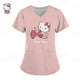 thumbnail image 3 of Ropa de mujer, camisetas de verano, camisetas de Hello Kitty, camisetas con cuello en V, camisetas con bolsillos, uniformes de enfermera, camisetas de hospital, camisetas para mujer 2023, 3 of 5