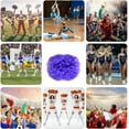 thumbnail image 6 of 20 PCS pom poms Cheer, 13.8inch Sports Dance for Sports Team Spirit Cheering with Handle, 6 of 6