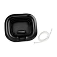 thumbnail image 3 of Cuenca portátil de champú cuenca portátil de champú bandeja para el cabello lavado de cabello lavavajilla para lavavajillas para limitan la Negro, 3 of 9
