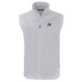 thumbnail image 2 of Men's Cutter & Buck  Gray Utah Utes Charter Eco Recycled Full-Zip Vest, 2 of 3