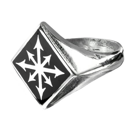 Alchemy Metal-Wear Chaos Signet Ring Size W/11