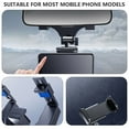 thumbnail image 2 of MERRYHAPY Universal Phone Holder, Black, Durable ABS, Quick Install for 4-65 Inch Phones 2Pcs, 2 of 6