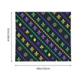 thumbnail image 3 of Xecao Mardi Gras Strings of Beads patten Tapestry 60x51 Inches Wall Hanging Poster Tapestry for Living Room Bedroom Home Decor, 3 of 6