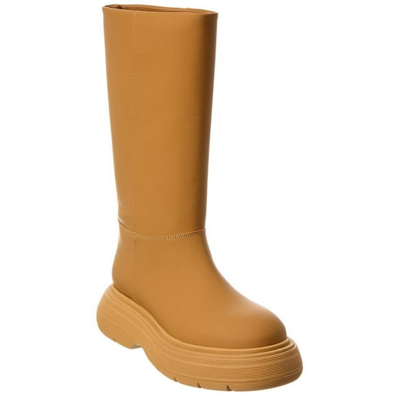 Gia Borghini Marte Leather Boot, 39, Brown