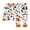 F113-White, variant on FYDUU Halloween Kids Pajamas Set Boys Girls Long Sleeve Tops and Pants 2-Piece Snug-Fit Holiday Pajama Sets Soft Sleepwear Outfits 2-3 Years