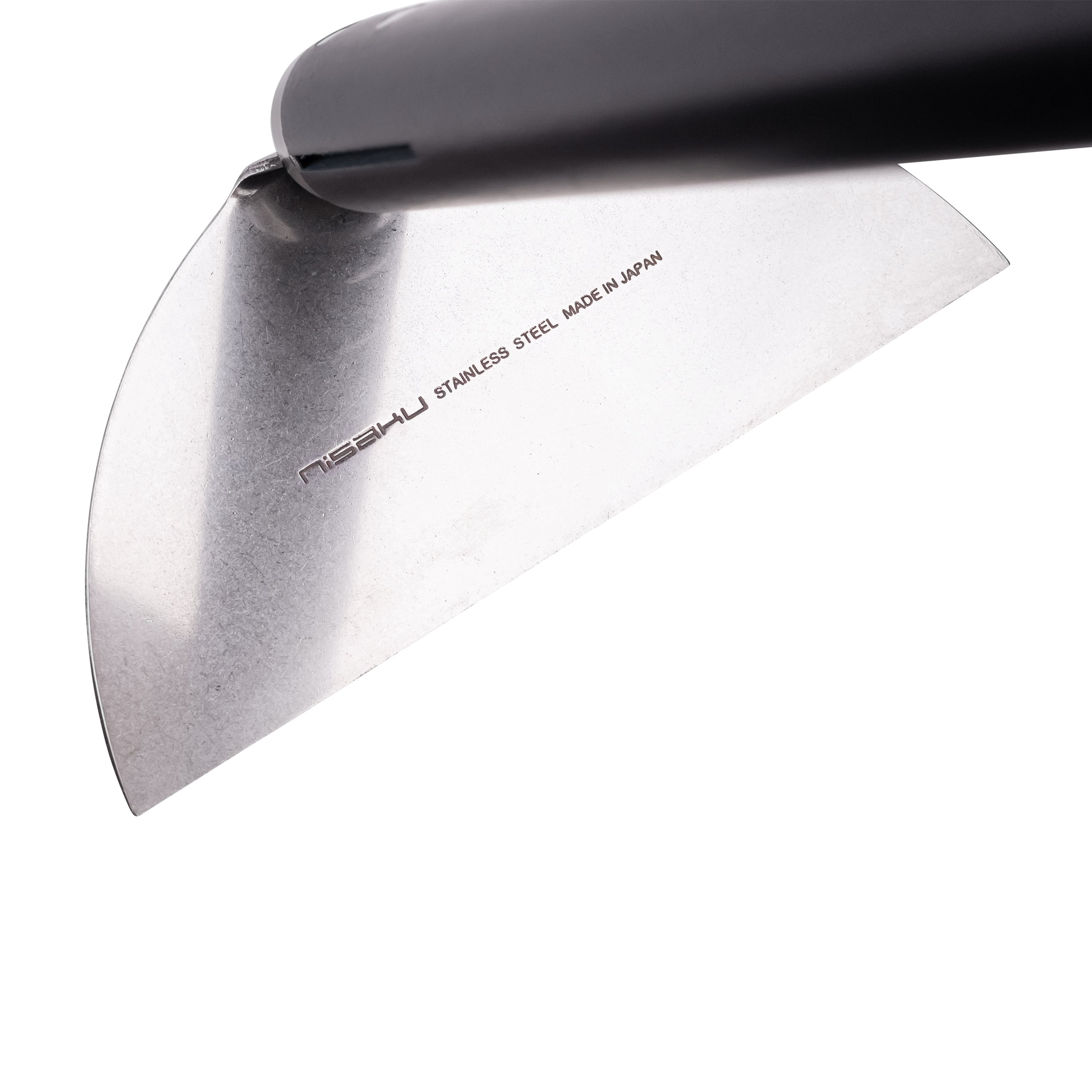 NISAKU NJP110 KUSAKAKI Japanese Stainless Steel Handheld Garden Hoe, 4.75-Inch Blade