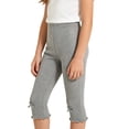 thumbnail image 5 of Loopsun Kids Boys Girls Capris 3 to 12 Years Fall Solid Warm Casual Daily Pants, 5 of 5
