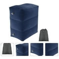 thumbnail image 4 of Monyance Adjustable Cushion Footrest Pillow Ottoman Rest for Travel & Office (Dark Blue)(17.72X15.75X11.81Inches), 4 of 10