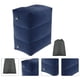 thumbnail image 5 of 1 almohada inflable para avión con reposapiés de altura ajustable (azul oscuro), 5 of 5