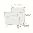 thumbnail image 3 of ATJIA Banquet Armchair Slipcover Chair Covers with Arms Stretch Club Chair Slipcover for Home Living Room, 3 of 28