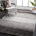 thumbnail image 2 of SAFAVIEH Berber Bijar Abstract Shag Area Rug, 7' x 7' Square, Grey/Dark Grey, 2 of 8