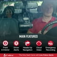 thumbnail image 5 of Cobra SC 201 1080P Dash Cam + Interior Night Vision Cam, Live Alerts, CarPlay Compatible Dash Camera, 5 of 18
