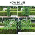 thumbnail image 5 of Valla Valla de simulación Valla Valla telescópica Flores falsas Hojas verdes Valla de jardín Valla, 5 of 5