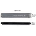 thumbnail image 4 of 24 Holes Key of C Blues Harmonica for Beginner Students Professional 8K Titanium Tremolo Blues Harp Mouth Organ with Case, 4 of 8