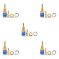 thumbnail image 2 of Riwesomey Adaptador de cobre de soldadura TIG de conector rápido refrigerado por aire con ajuste azul Type2 NO2 Riwesomey CBP211792, 2 of 6