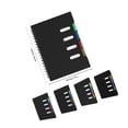 thumbnail image 2 of OUNONA Black Notebook for Note Taking and Planning, Stylish Design with Plastic and Paper, Lightweight and Portable, 2 of 7