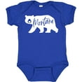 thumbnail image 3 of Inktastic Montana White Bear Silhouette Boys or Girls Baby Bodysuit, 3 of 5