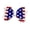 A, variant on Star Stripe Bowknot Hair Clip Women Girl Patriotic Independence Day Barrette
