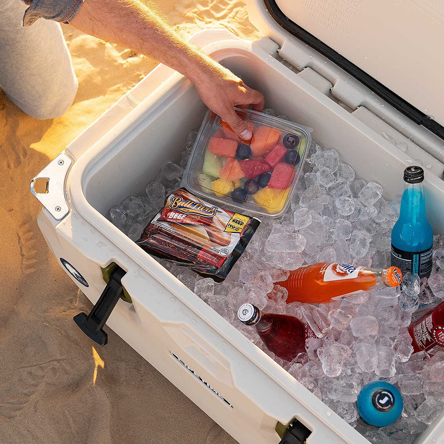 65 Quart High Performance Hard Cooler, 8-Day Ice Retention Insulated Ice Chest