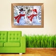 thumbnail image 4 of 5D diamante pintura Navidad muñeco de nieve bordado DIY punto de cruz Navidad Likrtyny  decoración de arte, 4 of 8