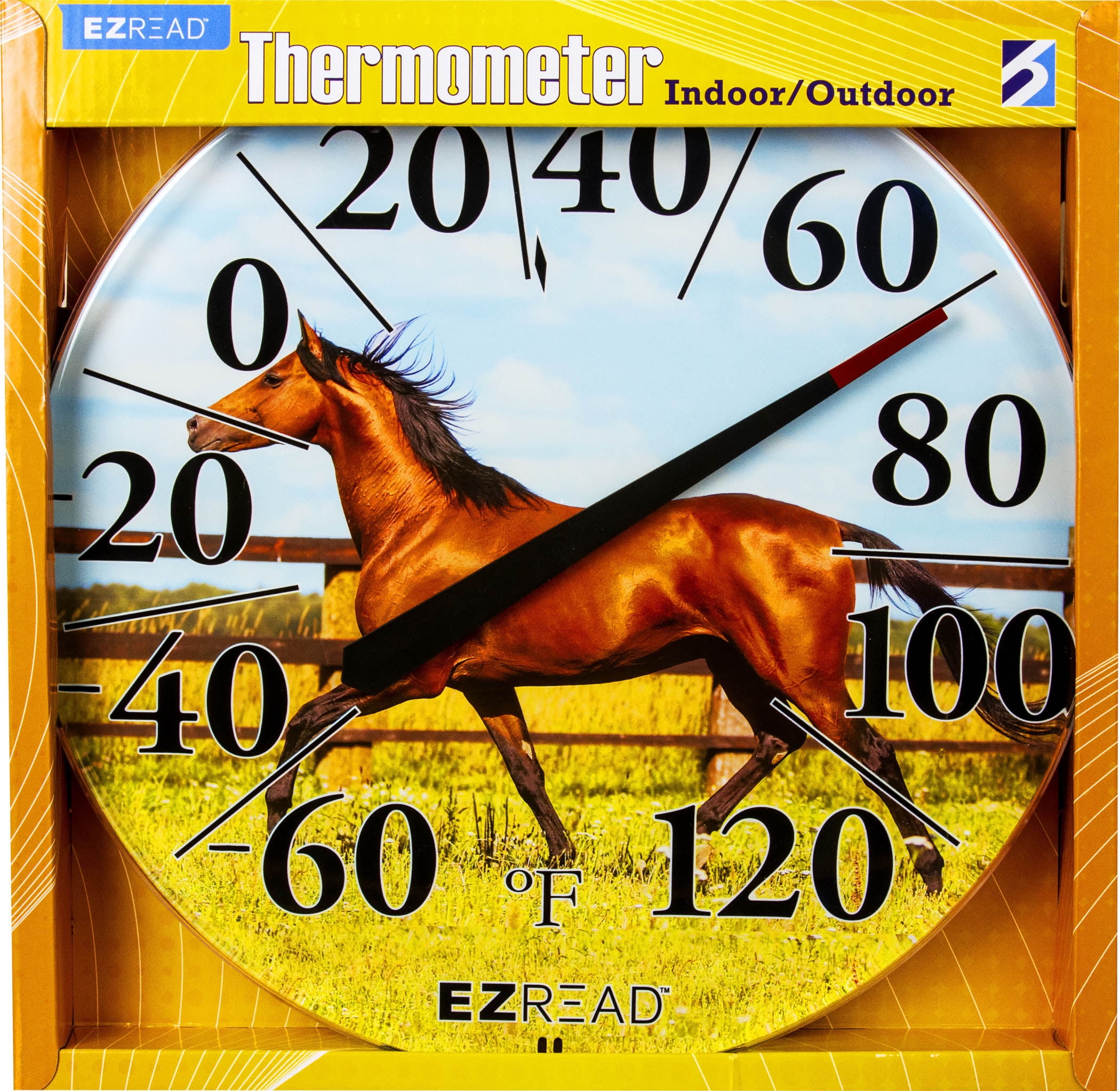 THERMOMETER HORSE 12.5IN 6