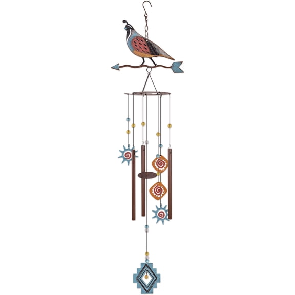 Sunset Vista Designs Wind Chime Quail 34-Inch