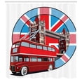 thumbnail image 3 of Ambesonne London Shower Curtain, British Metropol City, 69"Wx70"L, Multicolor, 3 of 3