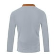 thumbnail image 5 of Men's Retro Lace Up Shirts Waffle Long Sleeve Standing Collar Pullover Medieval Viking Renaissance Tees, 5 of 6
